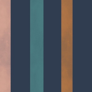 Textured Watercolor Stripes on Dark Blue Background