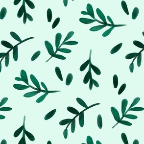 Olive leaves - green