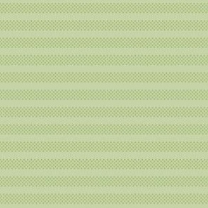 Striped Dots Pale Green and Light Green
