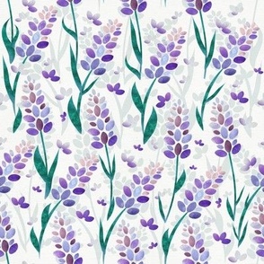 Lavender Fields Pattern, Light