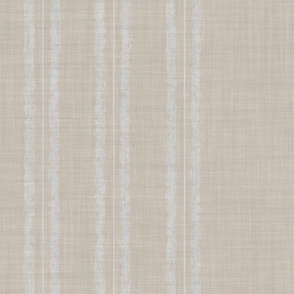 taupe and gray stripes on linen texture - medium size - neutral