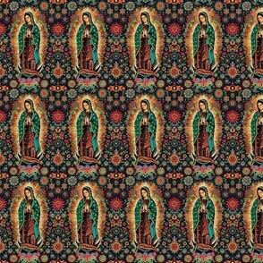 Divine Bloom - Our Lady of Guadalupe Surrounded by Florals
