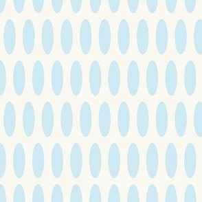 283 - smooth dusty pale blue ovals in linear formation for wallpaper, duvet covers, baby boy nursery, kids apparel and home decor