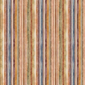 Multicolor Watercolor Stripe