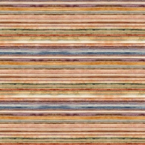 Multicolor Watercolor Stripe 