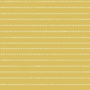 White dashed stripes on yellow background - small