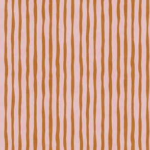 Irregular Stripes - Vibrant Pink & Orange