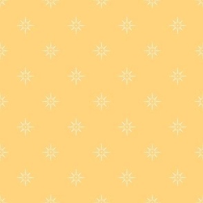 Simple Magical Sun, Minimalism, Monochrome Style | Light Yellow / Pastel / Creamy | Small Scale