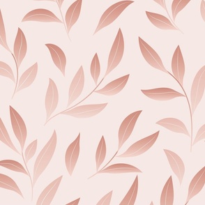 Seamless watercolor botanical pattern