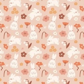 Kawaii bunny print (small scale)