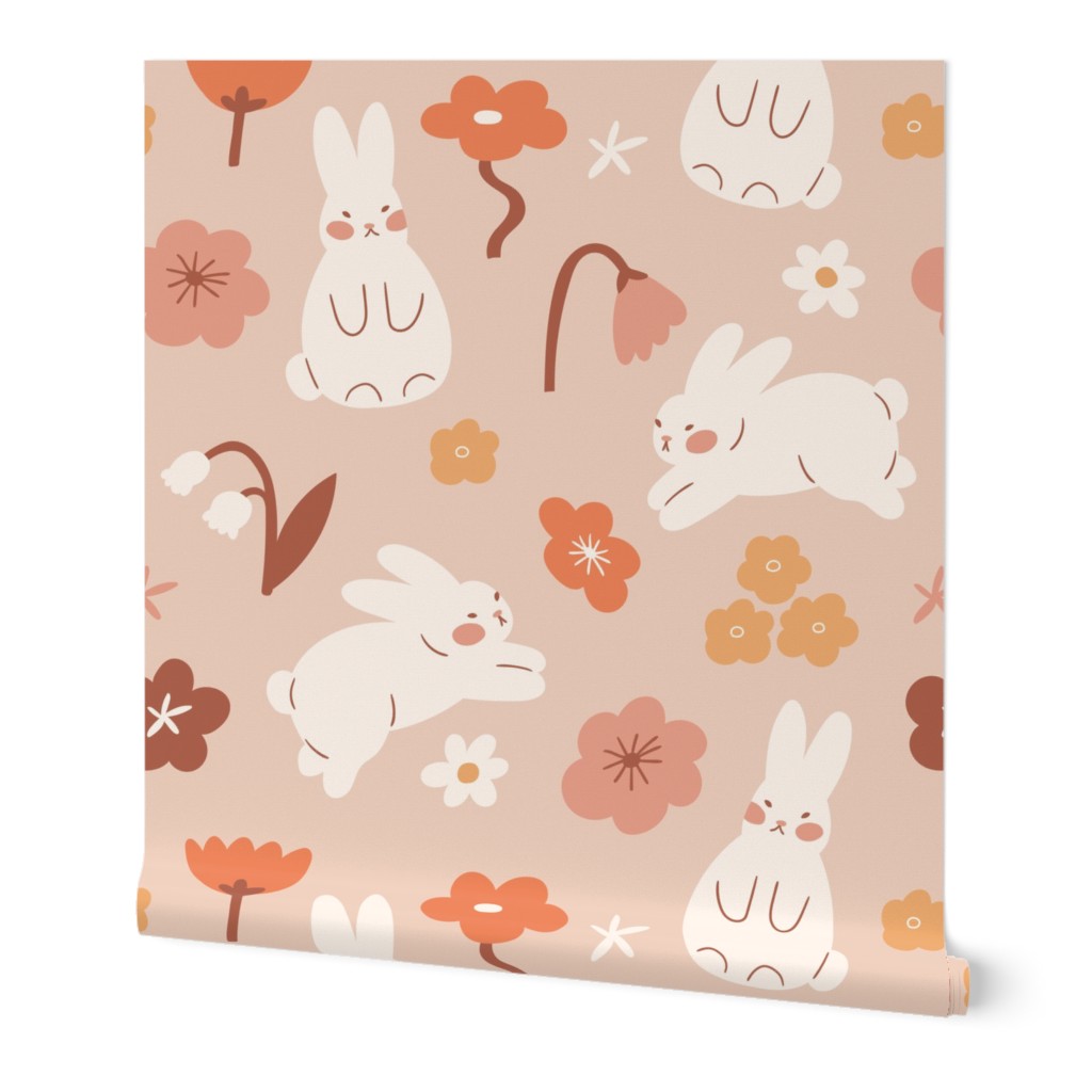 Kawaii bunny print