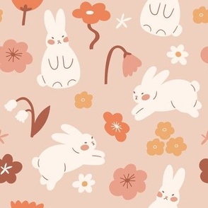 Kawaii bunny print