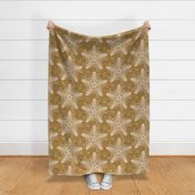 Starfish chic / Large scale / Golden sand