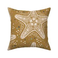 Starfish chic / Large scale / Golden sand