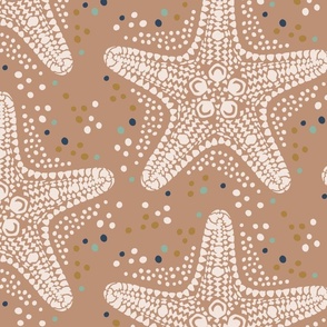 Starfish chic / Large scale / Terracotta