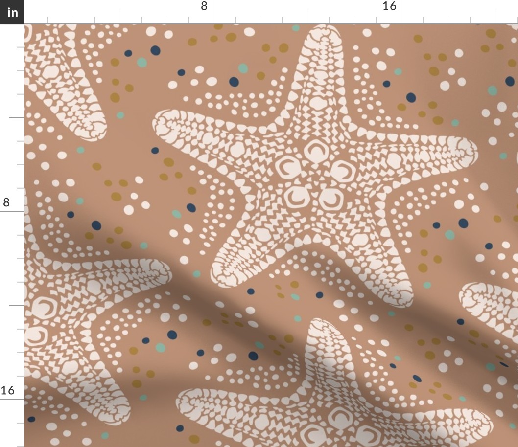 Starfish chic / Large scale / Terracotta