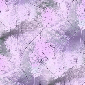 Abstract Fields of Pastel Purple flowers