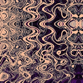 Psychedelic ornamental pattern