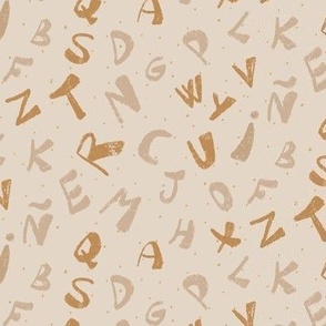 Alphabet Adventure: A Playful Pattern of Letters and Characters