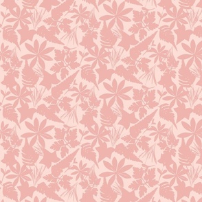 Garden Leaves (Pink)