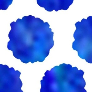 Porcelain blue dots XXL