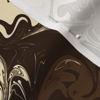 Triple Chocolate Swirl - intricate browns jumbo