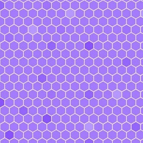Purple Seamless Hexagon Bee Honeycomb Pattern