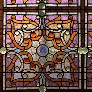 Stained Glass Window Tiles - Large