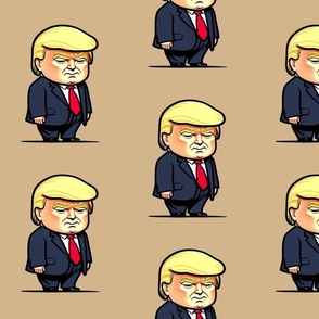 Tiny Cartoon Trump - Large