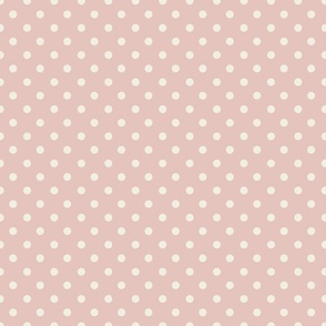 baby pink polka dots 