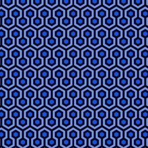 Blue Hexagons (#0055ff, #6698FD)