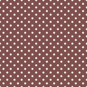brown polka dots 