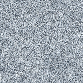 Sea Shells by the Sea Shore - Illustration on Gradient Texture Art - Tone on Tone - Seaside Gradient 2