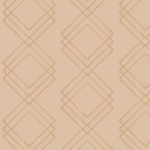 Warm minimalism - Textured square pattern