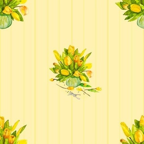 Tulips Floral Arranging Small Print
