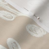 Pussy willows soft cozy watercolor in warm clay tan minimalist wallpaper design