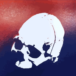Stencilled Skull