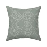 Celtic Knot Symbol Sage Green