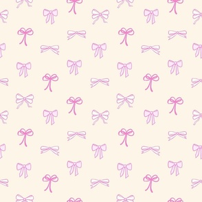 Cute, minimal pink bows 