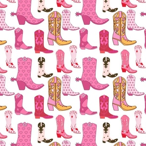 pink cowgirl boots, western boots, western fabric, rodeo fabric