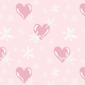 Frosted Hearts - pink