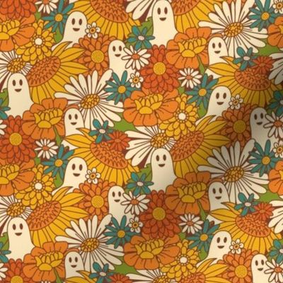 70s Boo Floral - Harvest - Small