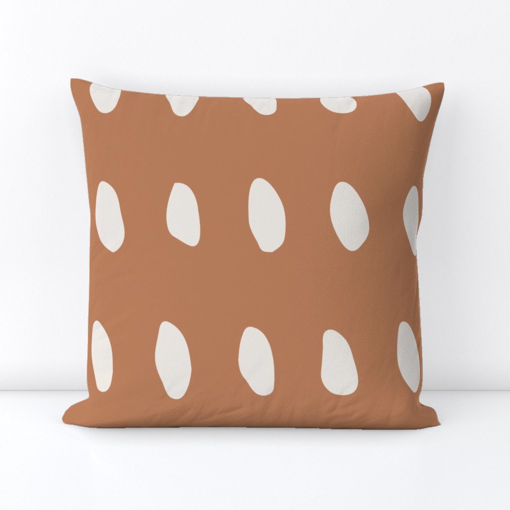 rustic dot - sienna - large