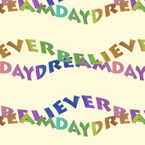 Daydream Believer Cream Background