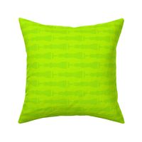 "Less Is More" Sound Wave Stripes - Neon Green