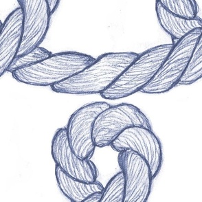 nautical rope, loops x-large