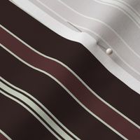 Deep Burgundy Striped Pattern // Medium Scale // Elegant Regency Style Design