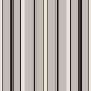 Neutral Regency Stripe // Large Scale // A Timeless Classic Bold Design