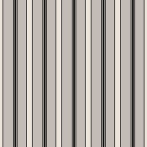 Neutral Regency Stripe // Medium Scale // A Timeless Classic Bold Design