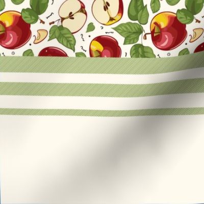 Tea Towel 27" x 18" - apples